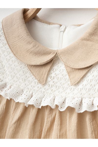 Lumia Baby Baby Girl Dress with Collar Detail