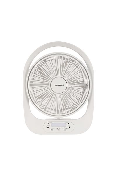 Olsenmark Rechargeable Fan With Emergency Lantern Omf1751 Light