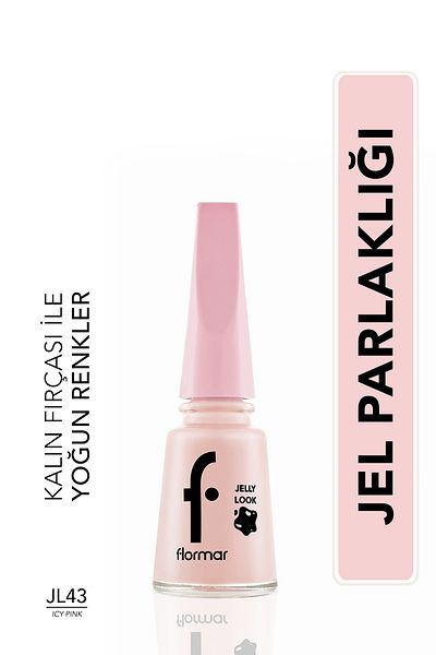 Flormar Flormar Jelly Look Nail Enamel JL43 Icy Pink