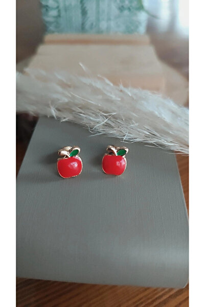 To Be Reborn Çelik Elma Model Kız Çocuk/Bebek Küpesi