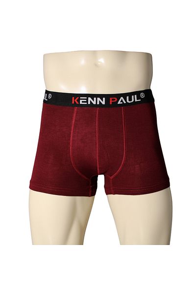 Kennpaul Men's Burgundy Bamboo Boxer | Comfortable Fabric |   Premium Boxer