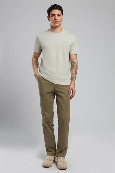 Lee Cooper Codrin men's o collar t-shirt stone
