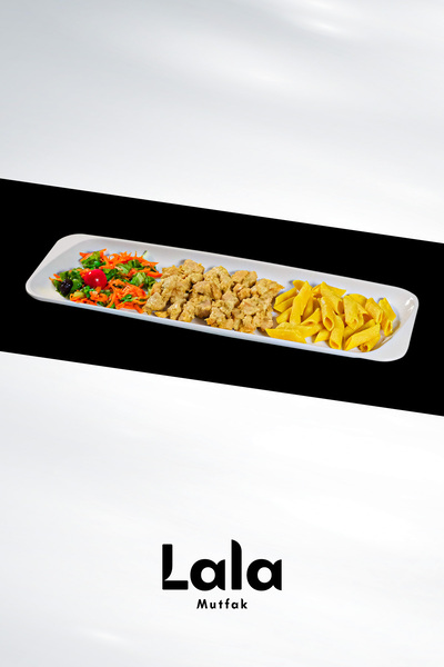 Lala Mutfak Tavuk Tabağı 4Ox15 cm Melamin Sunum Tabağı Şık ve Kırılmaya Dayan...