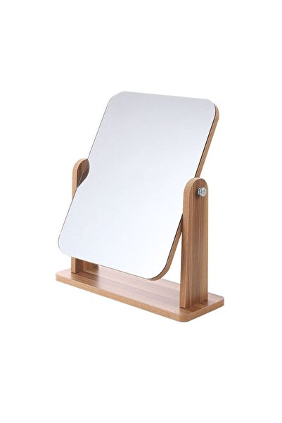 Chavin Masa üstü 18 cm Ahşap Tek Taraflı Hareketli Dikdörtgen Masa Aynası cin812