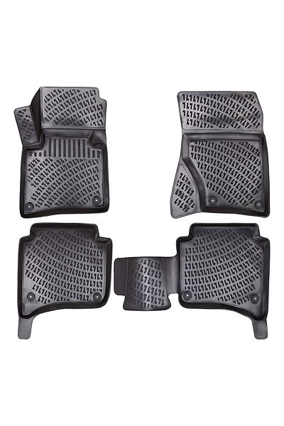 Umbrella Rubber Car Mats Set For Porsche Cayenne Ii 2011-2017