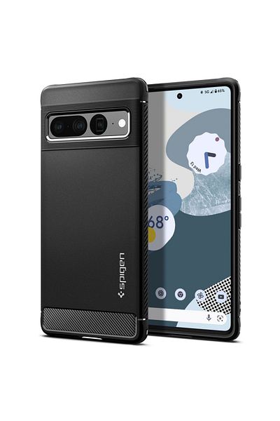 Spigen Google Pixel 7 Pro Case - Spigen Rugged Armor - Matte Black