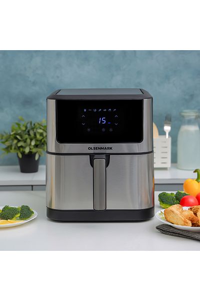 Olsenmark Digital Air Fryer  8 L 1800 W OMAF7032 Silver