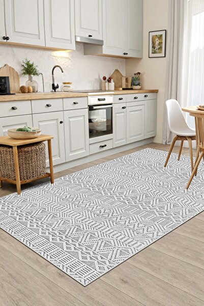 West Home Makinede yıkanabilir dijital kaymaz taban leke tutmaz mutfak halısı salon halısı ve kesme yolluk