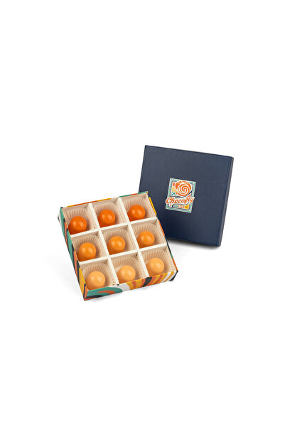 Chocofly Artisan Series 9 lu El Yapımı Belçika Çikolatası (Çilek, Balkabağı, Satsuma (Mandalina))
