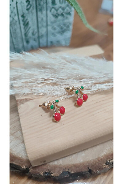 To Be Reborn Çelik Kiraz Model Kız Çocuk/Bebek Küpesi