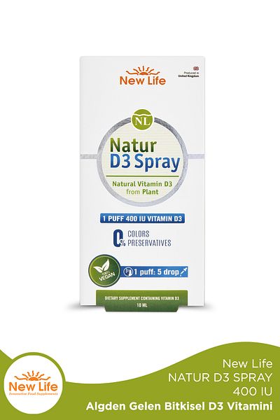 New Life Natur D3 Spray 400Iu Vitamin D3 20 ml