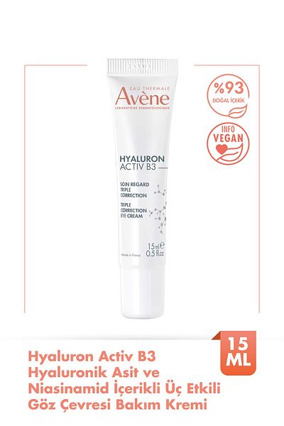 Avene Hyaluron Activ B3 Triple Effect Eye Contour Care Cream 15 ml