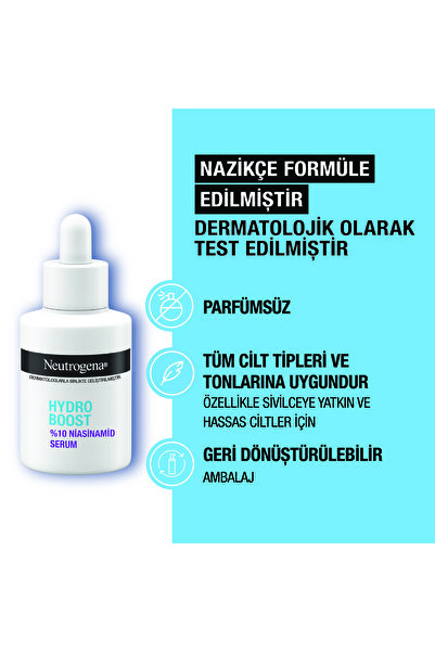 Neutrogena Hydro Boost %10 Niasinamid Serum 30 ml Hydro Boost Water Gel 50 ml