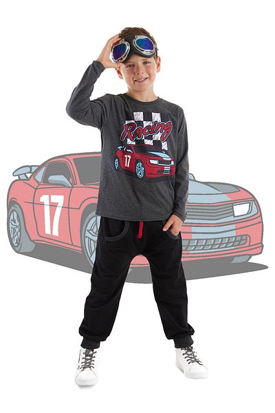 MSHB&G Fiú versenypóló és sweatpants készlet