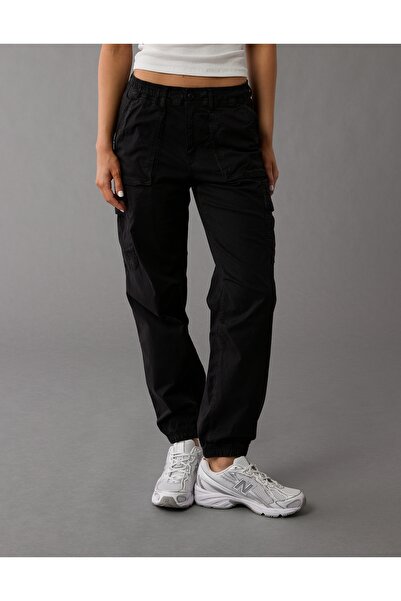 AMERICAN EAGLE Ae stretch high-waisted baggy cargo jogger
