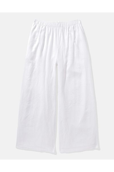 AMERICAN EAGLE Ae Linen-Blend Pull-On Pant