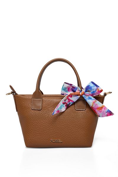Fossil Light Tan Γυναικεία Τσάντα Χεριού και Σταυρού ώμου 05FO25Y5056