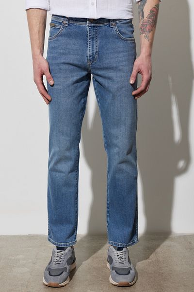 WRANGLER Texas Straight Fit Normální pas Džínové elastické džínové kalhoty