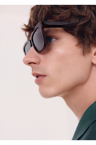MANGO Women's Chocolate Sunglasses