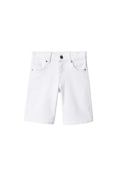 MANGO Kids Βαμβακερό τζιν σορτς