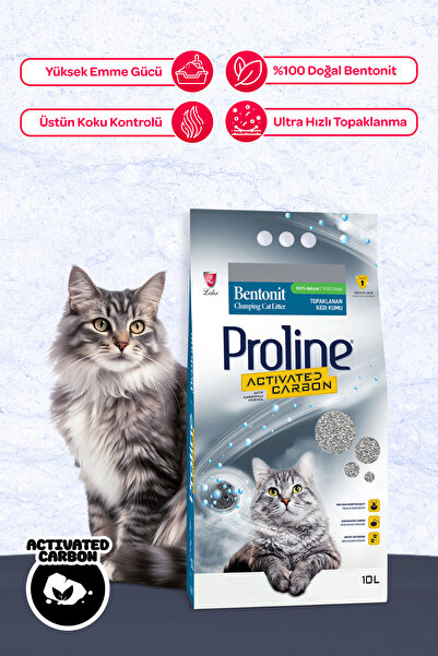 Proline Aktif Karbonlu Kedi Kumu 10LT