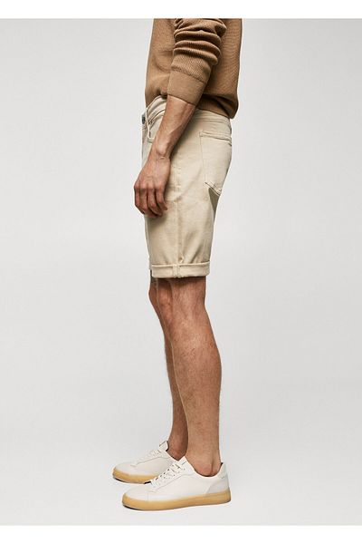 MANGO Man Bermude blugi slim fit