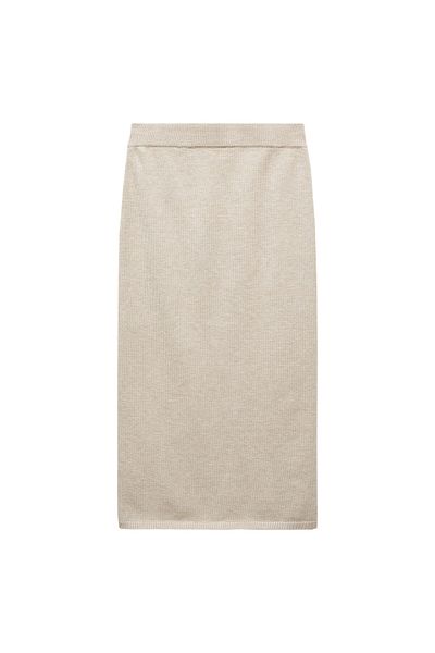 MANGO Fustă damă Stone Colour57046312
