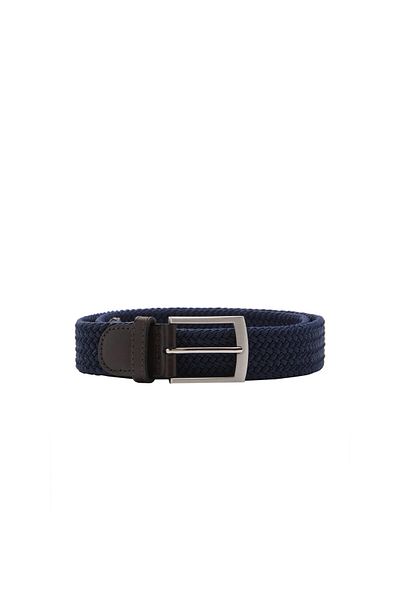 MANGO Woman Ανδρική ζώνη Navy Blue 77050620
