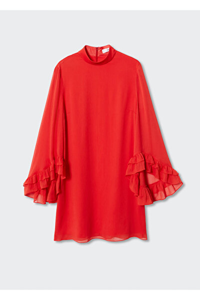MANGO Woman Kadın Kırmızı Elbise