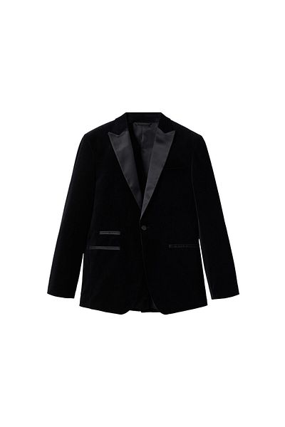 MANGO Man Blazer din catifea slim fit