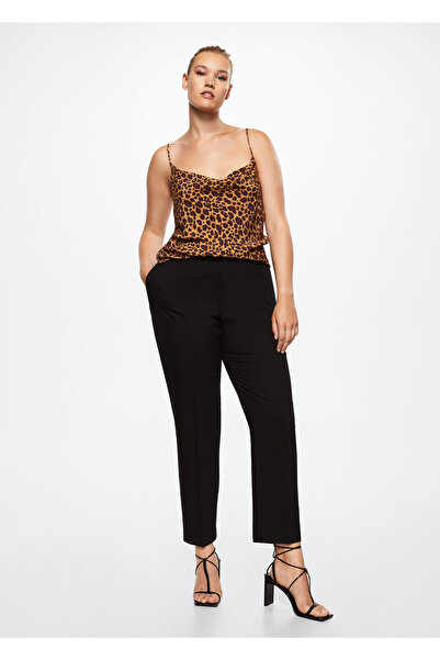 MANGO Woman Leopar Desenli Üst