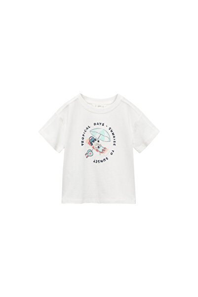 MANGO Baby Μπλουζάκι με στάμπα Snoopy