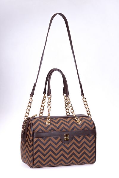 Pierre Cardin Dark Brown Mink Women's Shoulder Bag