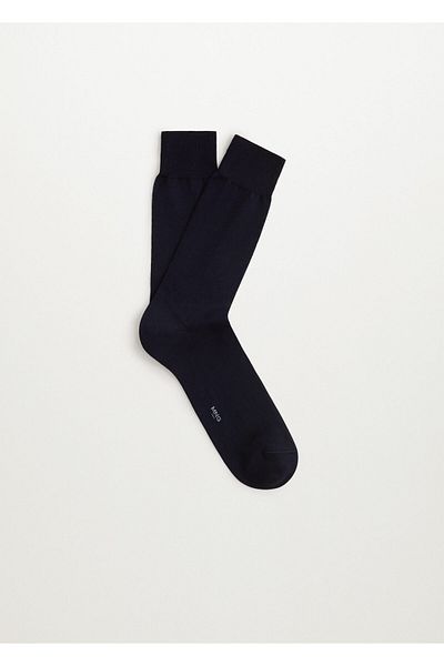 MANGO Ανδρικές κάλτσες Navy Blue 37071319
