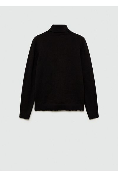 MANGO Woman Girl's Black Sweater -67181505