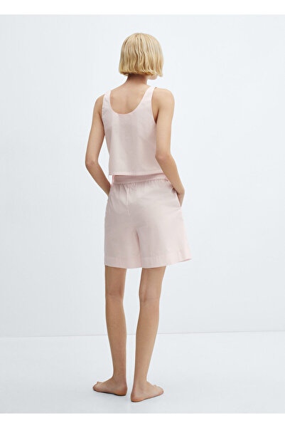 MANGO Woman Women's Light Pink Pajama Top 67066016