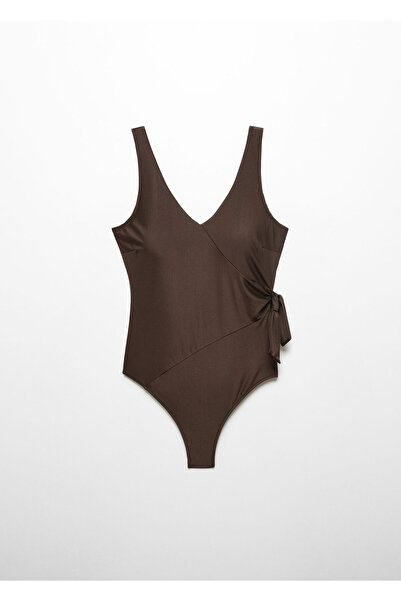 MANGO Woman Side Knot Swimsuit