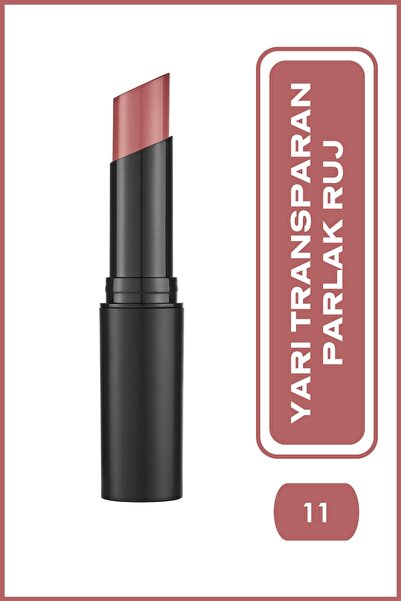 Golden Rose Sheer Shine Stylo Lipstick No: 11 - Argan Yağlı Parlak Ruj SPF 25