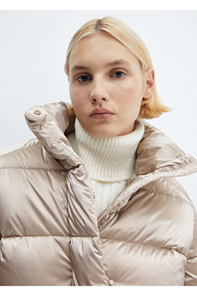 MANGO Woman Su geçirmez kapitone anorak