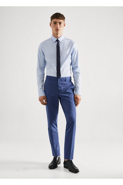 MANGO Man Stretch Fabric Super Slim Fit Παντελόνι