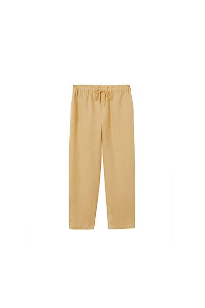 MANGO Woman Pantaloni de jogger din in
