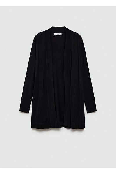MANGO Black Women's Cardigan 77290578