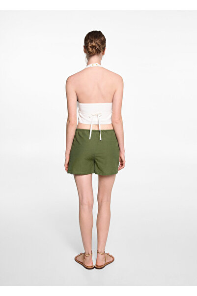 Mango Teen Khaki Shorts for Kids