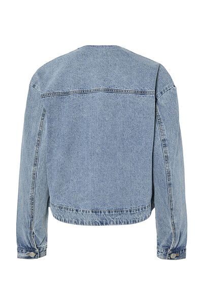 PIECES Ceket Kadın / Kız Light Blue Denim
