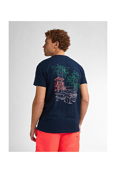 Petrol Industries Klasszikus dizájnú férfi póló