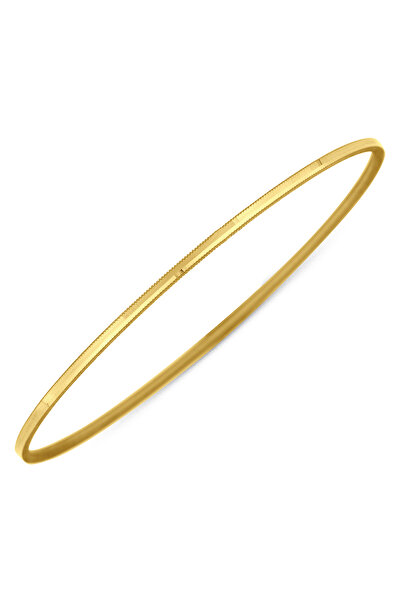 10 Gram 22 Ayar Altın Yatırımlık Işıltılı Ajda Bilezik İşçiliksiz