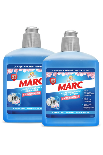 Marc Floral Çamaşır Makinesi Temizleyici & Koruyucu Kireç Önleyici 500ml  X 2