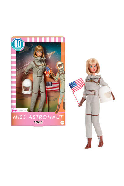 Barbie Miss Astronaut™ Bebek Uzay kıyafeti, uzay botu ve astronot kaskıyla koleksiyona uygun JBJ48