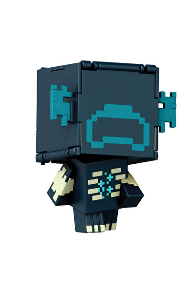 mattel Minecraft Flippin' Figs Warden ve Sculk Catalyst Dönüştürülebilir Figür 2'si 1 Arada