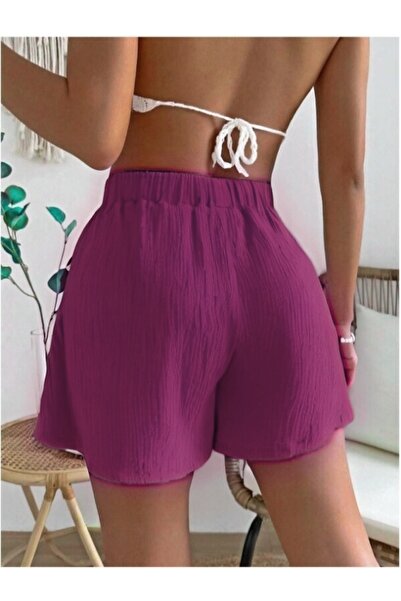 MOONBULL Belden Bağlamalı Şort